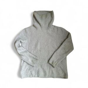 COS Lavender/Grey oversized mohair/wool sweater with a turtle neck, size large